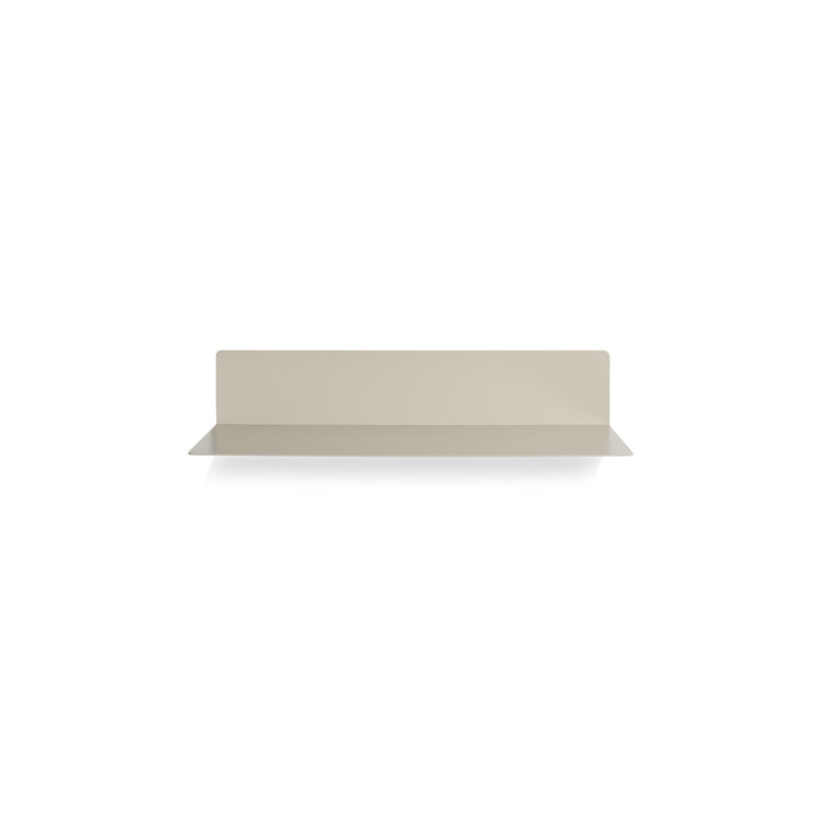 Putty Metal Floating Shelf, 24" Wide