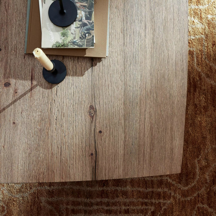 Natural Oak Square Coffee Table with Storage