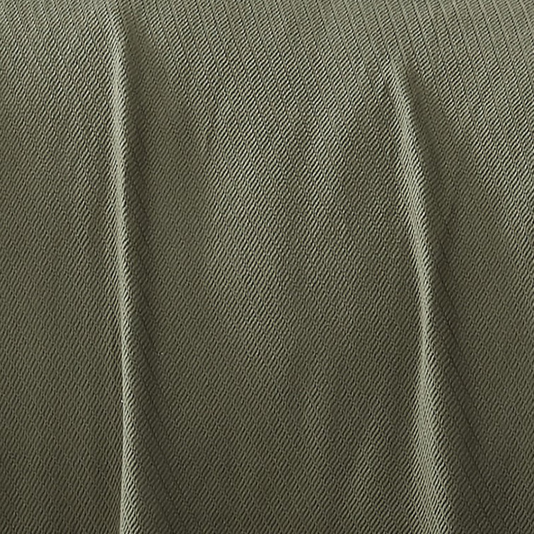 Olive Green Full Cotton Woven Blanket