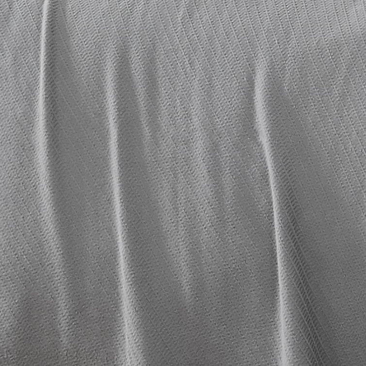 Snuggly Grey Waffle Knit Full/Queen Cotton Blanket