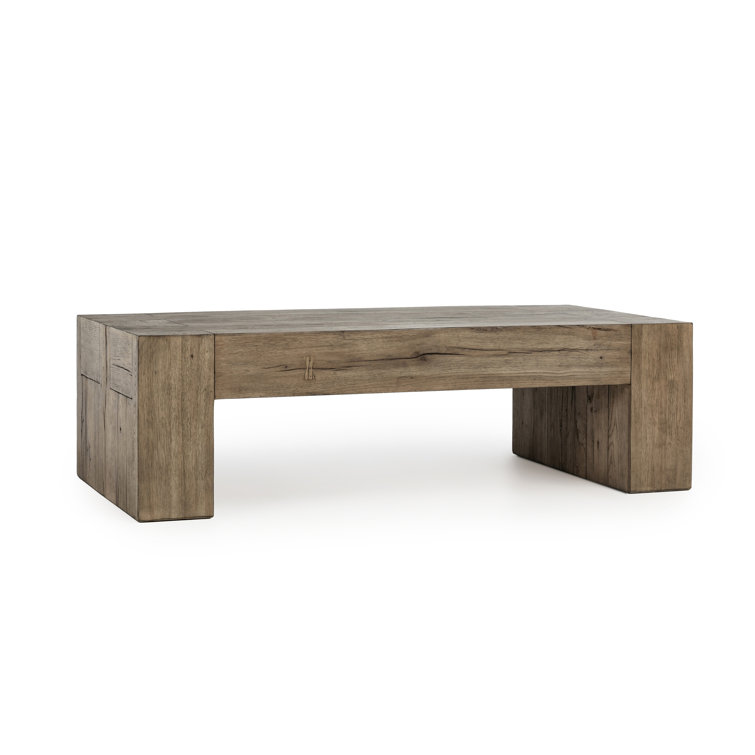 Raymond 60" Brown Reclaimed Wood Coffee Table