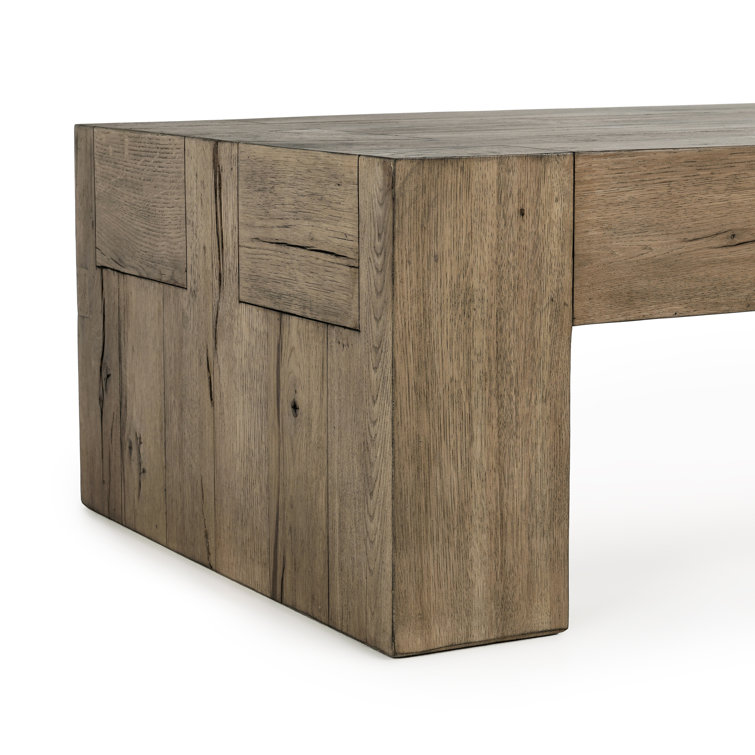 Raymond 60" Brown Reclaimed Wood Coffee Table