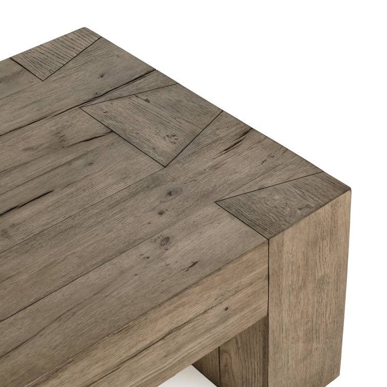 Raymond 60" Brown Reclaimed Wood Coffee Table