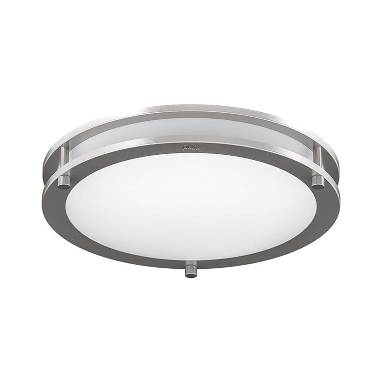 Brushed Nickel 15" LED Flush Mount Ceiling Light