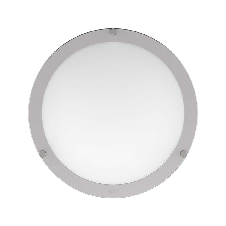 Brushed Nickel 15" LED Flush Mount Ceiling Light