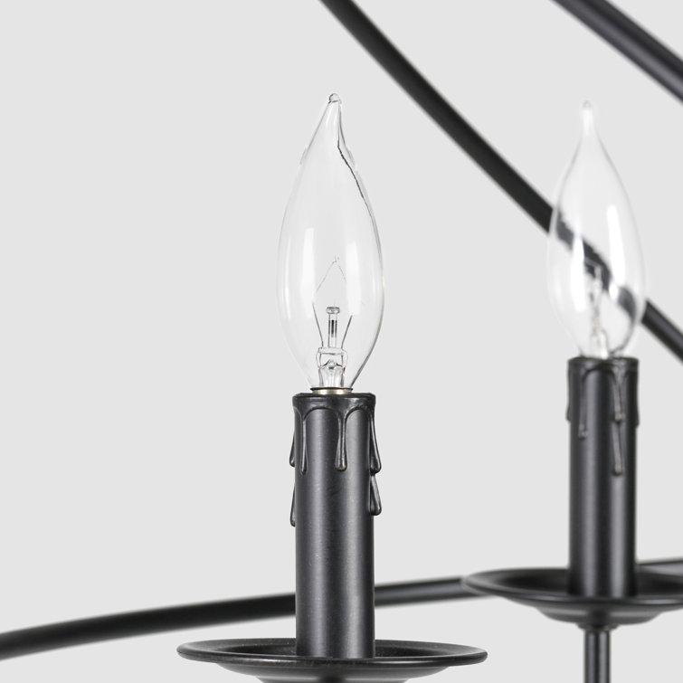 Voltaire Modern Atom-Inspired 30" Gray Chandelier