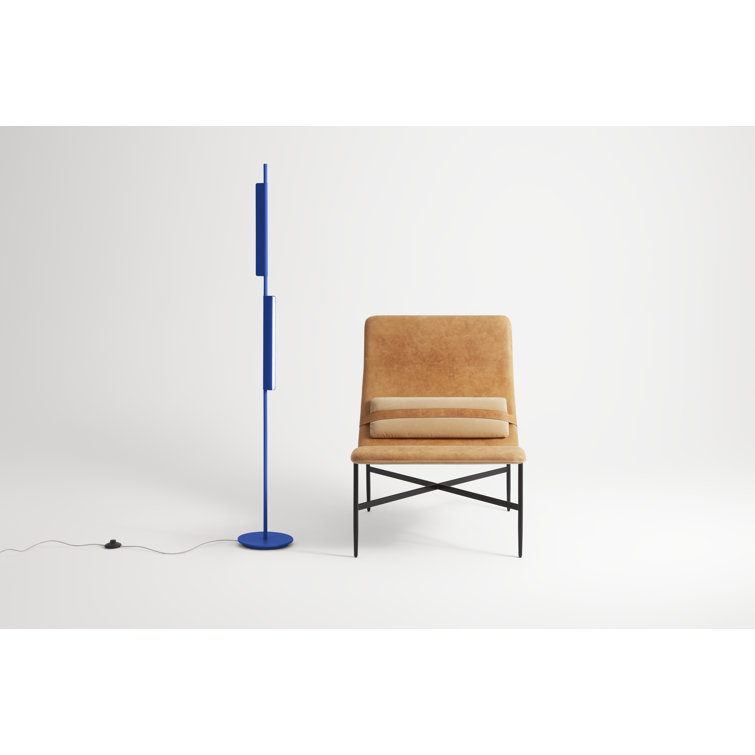 Cobalt Adjustable LED Floor Lamp with Dual Pivoting Lights