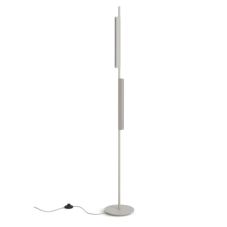 Putty Adjustable LED Floor Lamp with Dual Pivoting Lights