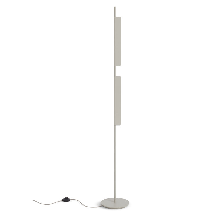 Putty Adjustable LED Floor Lamp with Dual Pivoting Lights