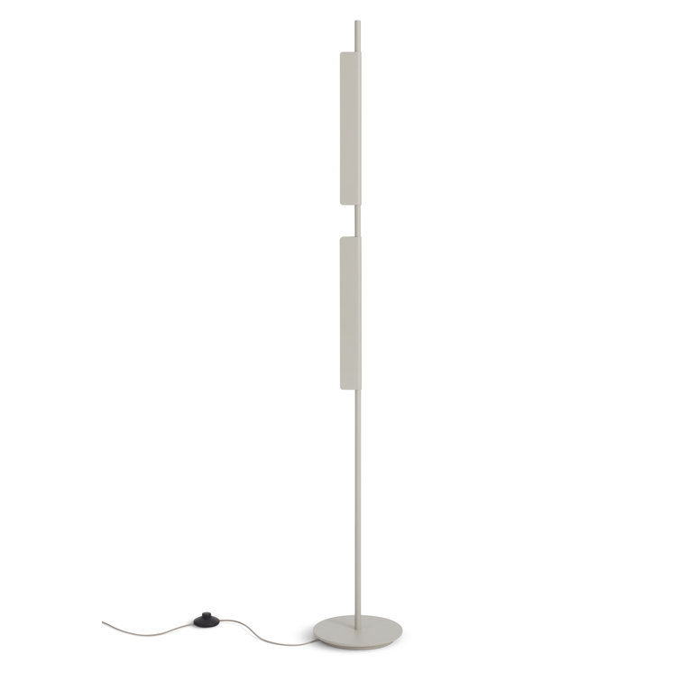 Putty Adjustable LED Floor Lamp with Dual Pivoting Lights
