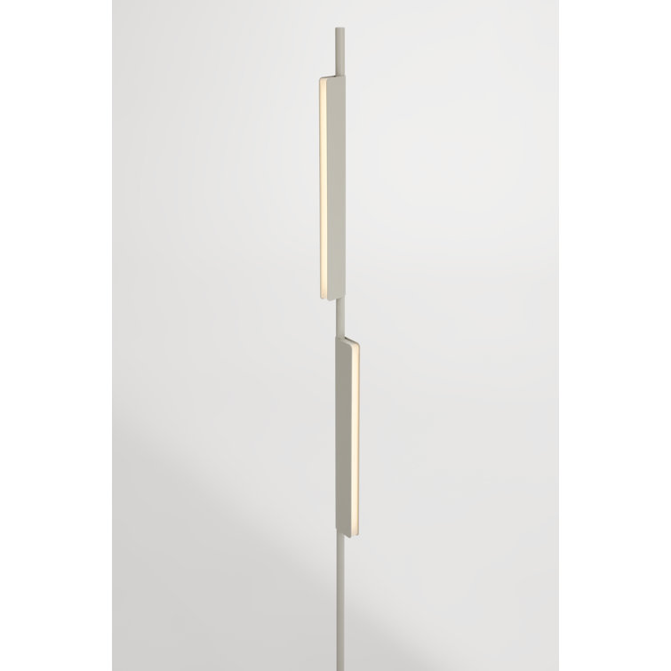 Putty Adjustable LED Floor Lamp with Dual Pivoting Lights