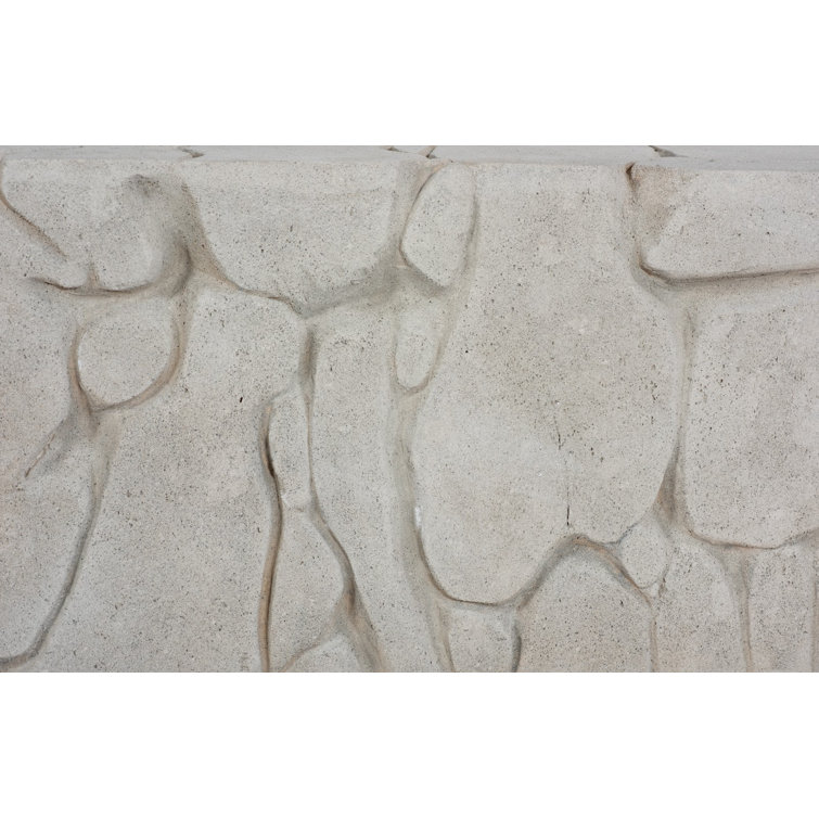 Roman Stone Rectangular Outdoor Coffee Table