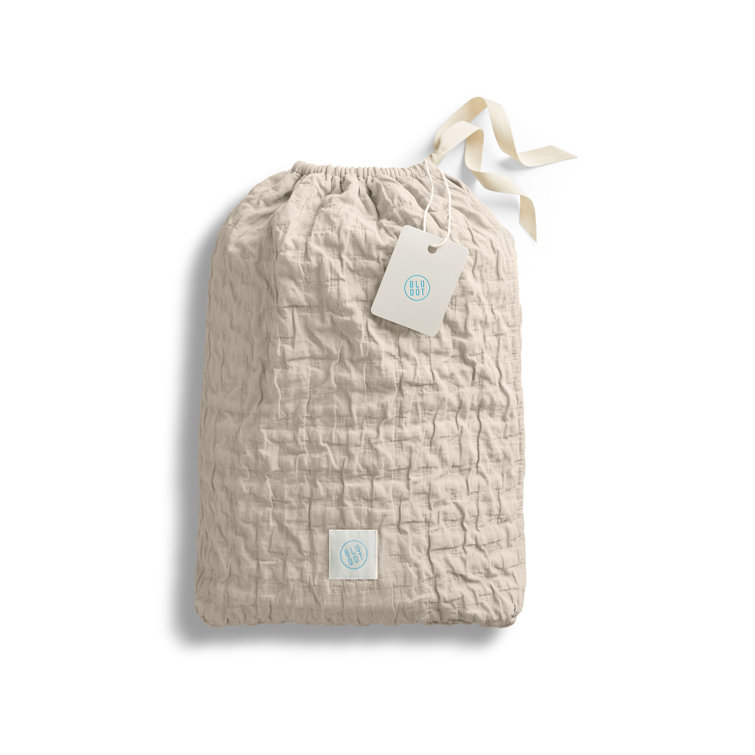 Putty Full Cotton Duvet Set with Queen Shams