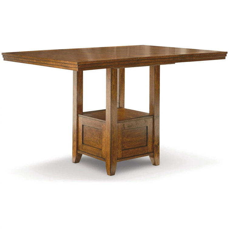 Ralene 42" Brown Reclaimed Wood Extendable Counter Height Table