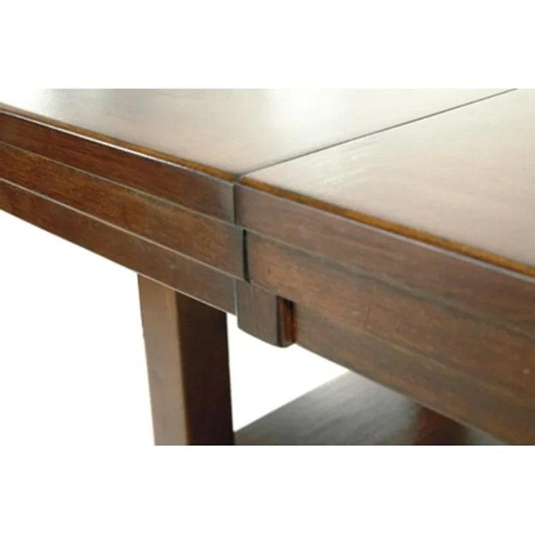 Ralene 42" Brown Reclaimed Wood Extendable Counter Height Table