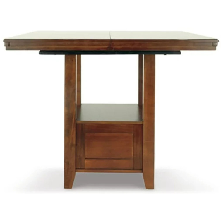 Ralene 42" Brown Reclaimed Wood Extendable Counter Height Table