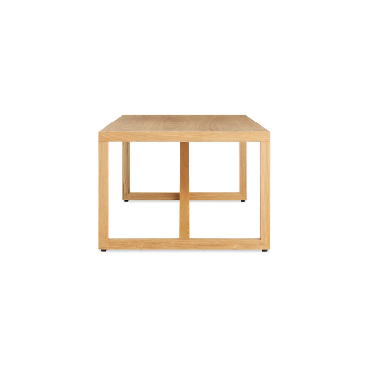 White Oak 54" Modern Strut Coffee Table