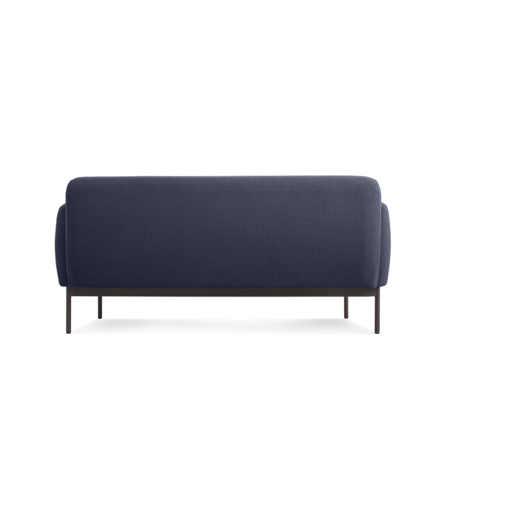 Edwards Navy Solid Wood Tight Back Sofa