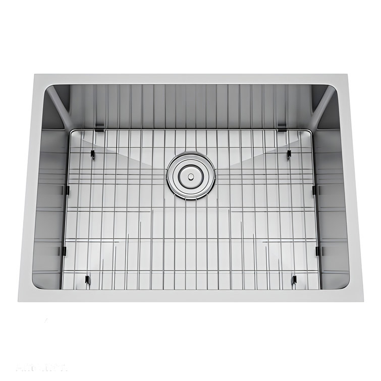 28-Inch Satin Stainless Steel Single Bowl Kitchen Sink