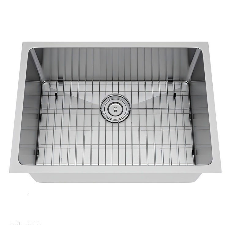 28-Inch Satin Stainless Steel Single Bowl Kitchen Sink