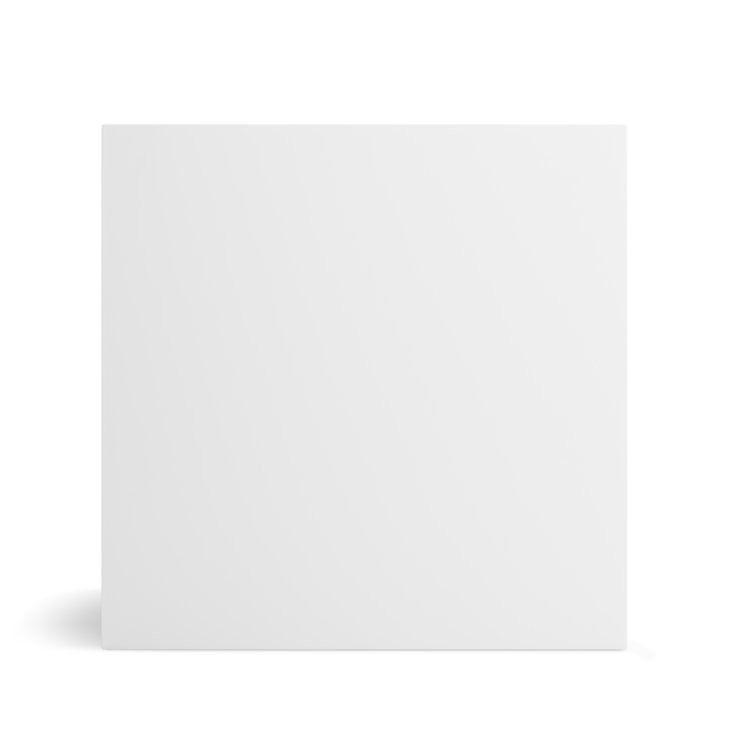 White Metal Wall Mounted Geometric Magazine Rack
