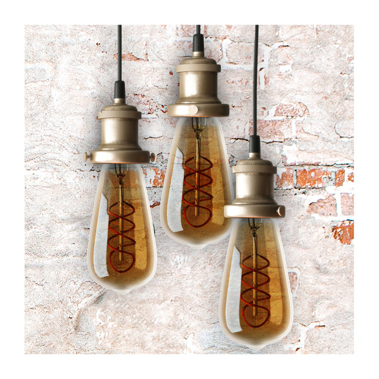 Amber Dimmable LED Edison Bulb with Medium Base