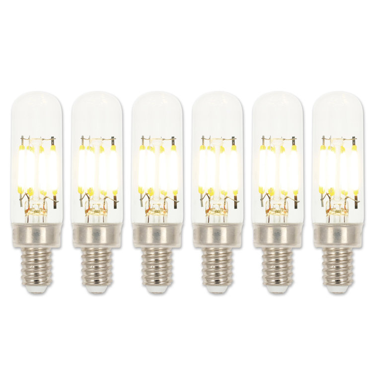 25 Watt Equivalent T6 Clear Dimmable LED Bulb Set