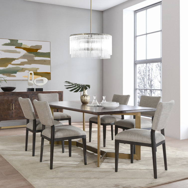 Kaela Vintage-Influenced 6-Light Brass Drum Chandelier