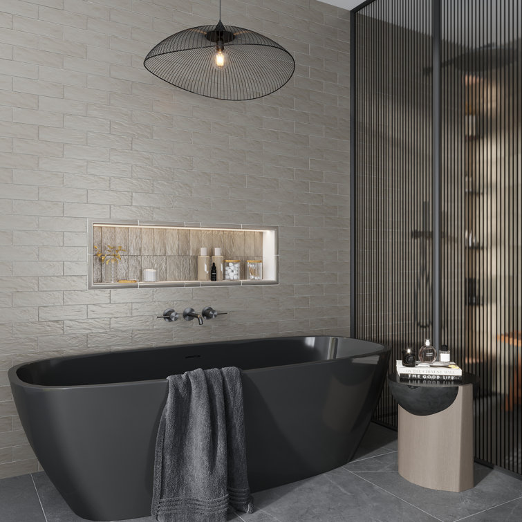 Duchess Glossy White Ceramic Subway Wall Tile