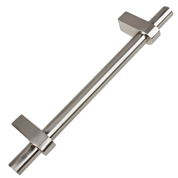 Satin Nickel 4-1/4" T-Bar Cabinet Pull