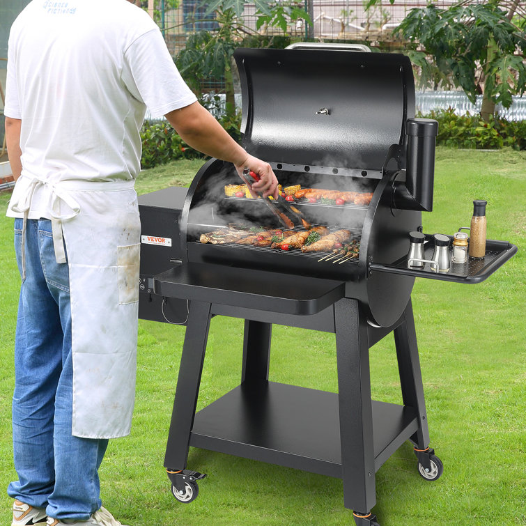 VEVOR 53" Black Heavy Duty Charcoal Grill with Cart