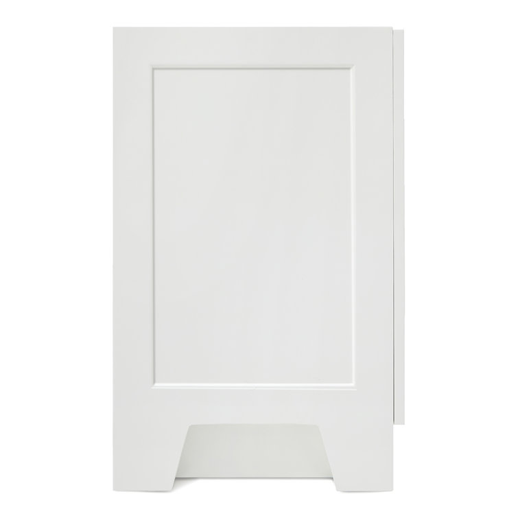 Taylor 66'' White Double Freestanding Vanity Cabinet