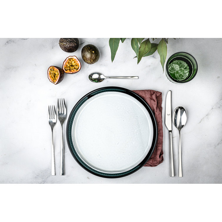 Atena 20-Piece Mirror Finish Stainless Steel Flatware Set