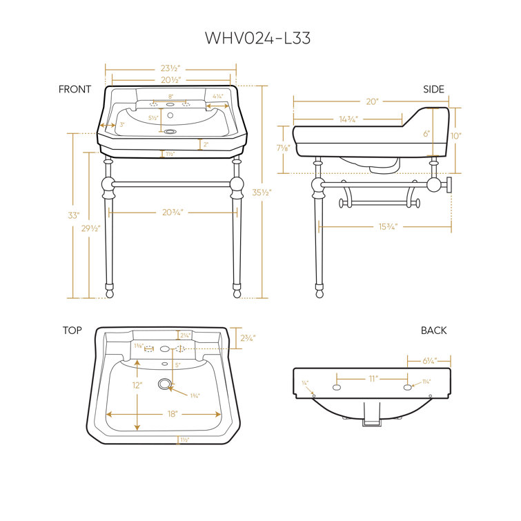 White Ceramic Wall-Mount Console with Chrome Legs and Towel Bar
