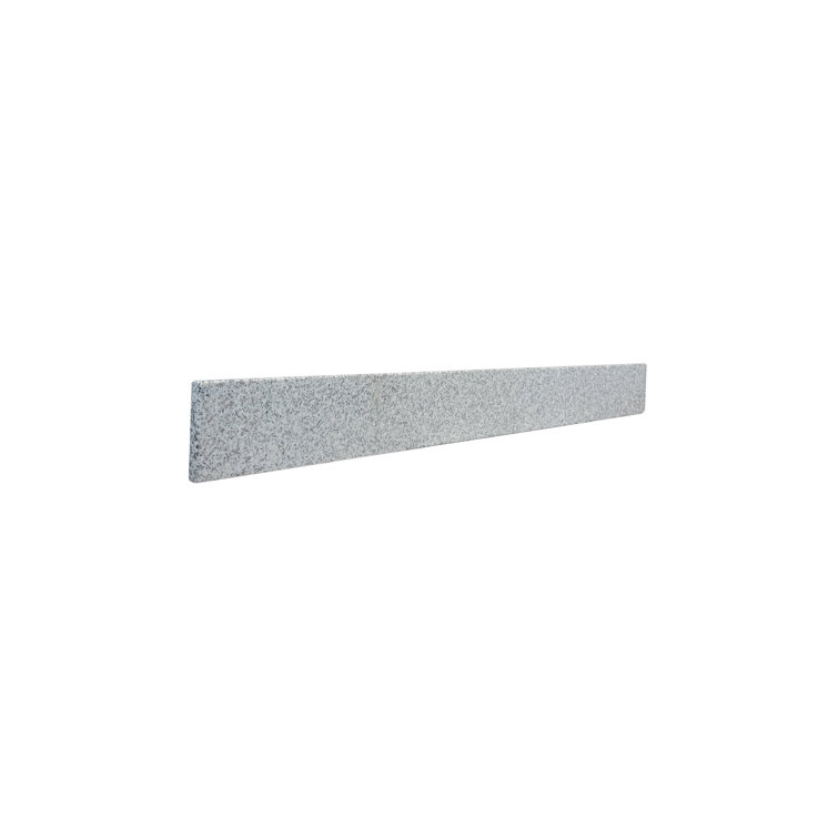 21" Gray Granite Polished Bathroom Side Splash
