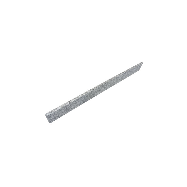 21" Gray Granite Polished Bathroom Side Splash
