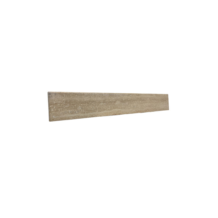 21" Beige Travertine Stone Bathroom Side Splash