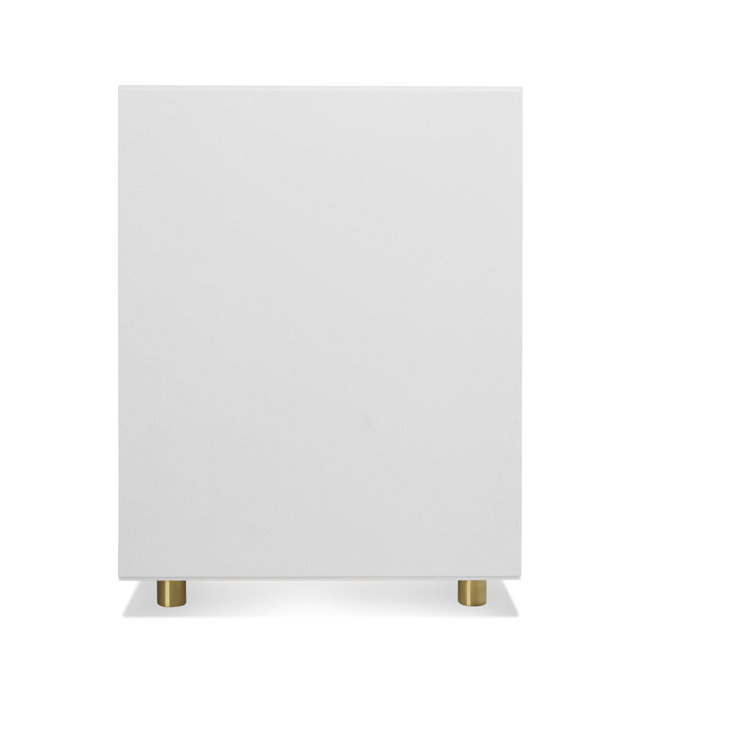 Dang 2-Drawer Vertical White Oak Pedestal Filing Cabinet