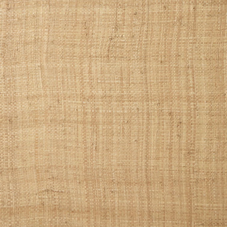 72'' Raffia-Wrapped Mahogany and MDF Sideboard