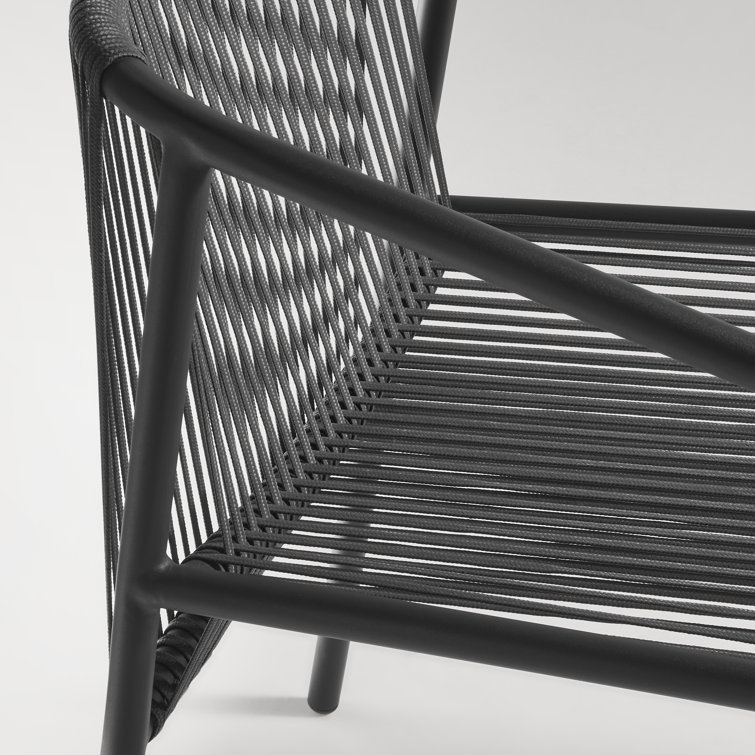 Carbon Rope Woven Outdoor Hanging Dining Chair