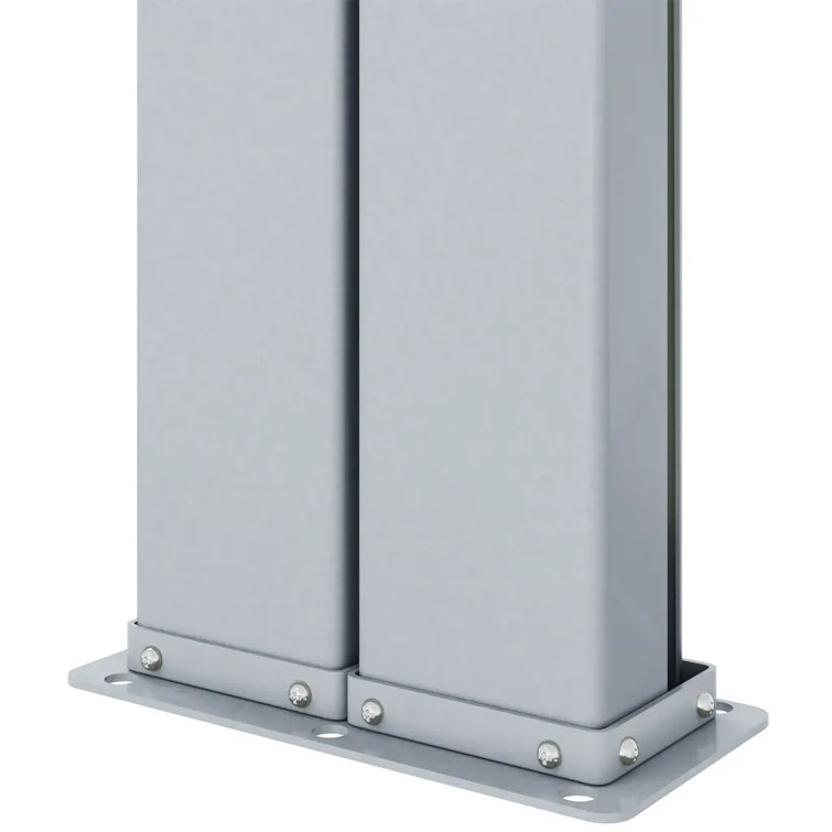 Herald 5 ft. x 22 ft. Off-White Aluminum Door and Window Awning