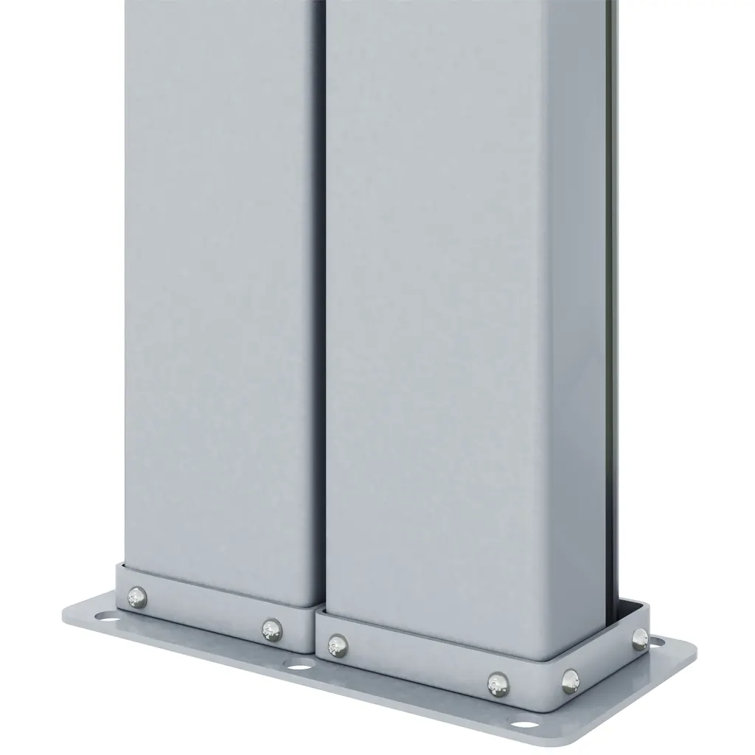 Herald 5 ft. x 22 ft. Off-White Aluminum Door and Window Awning