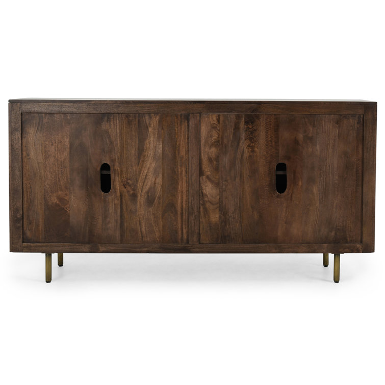 Norwood 72'' Dark Brown Mango Wood Sideboard