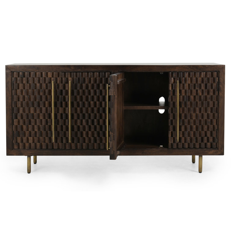 Norwood 72'' Dark Brown Mango Wood Sideboard