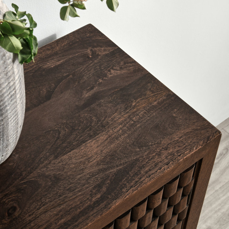 Norwood 72'' Dark Brown Mango Wood Sideboard
