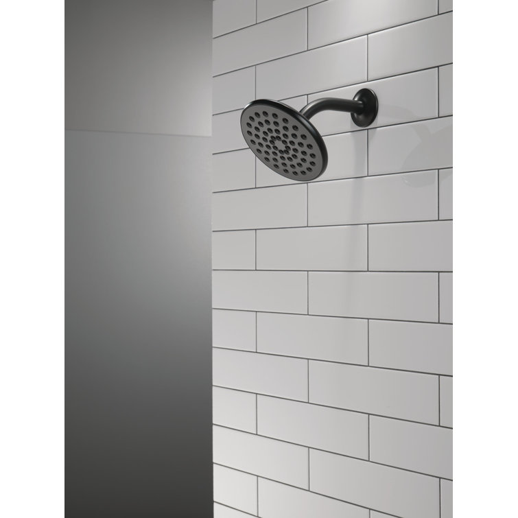 Matte Black Stainless Steel Wall Mounted Rain Shower Head