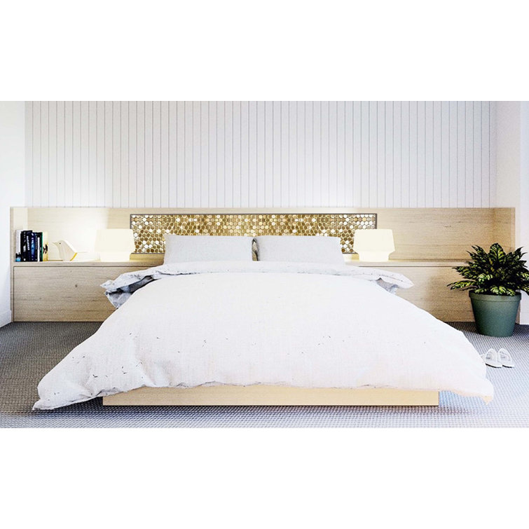 Gold Penny Round Stainless Steel Mosaic Tile Sheet
