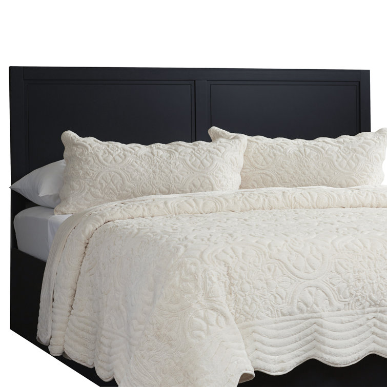 Ivory Faux Fur Queen Reversible Coverlet Set