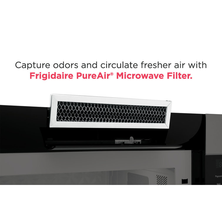 Black Stainless Steel Over-the-Range Microwave with Sensor Cooking