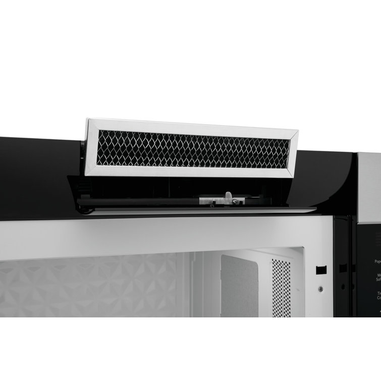 Black Stainless Steel Over-the-Range Microwave with Sensor Cooking